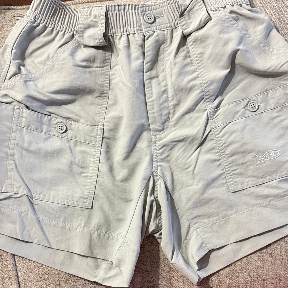 AFTCO Light Gray Cargo Shorts